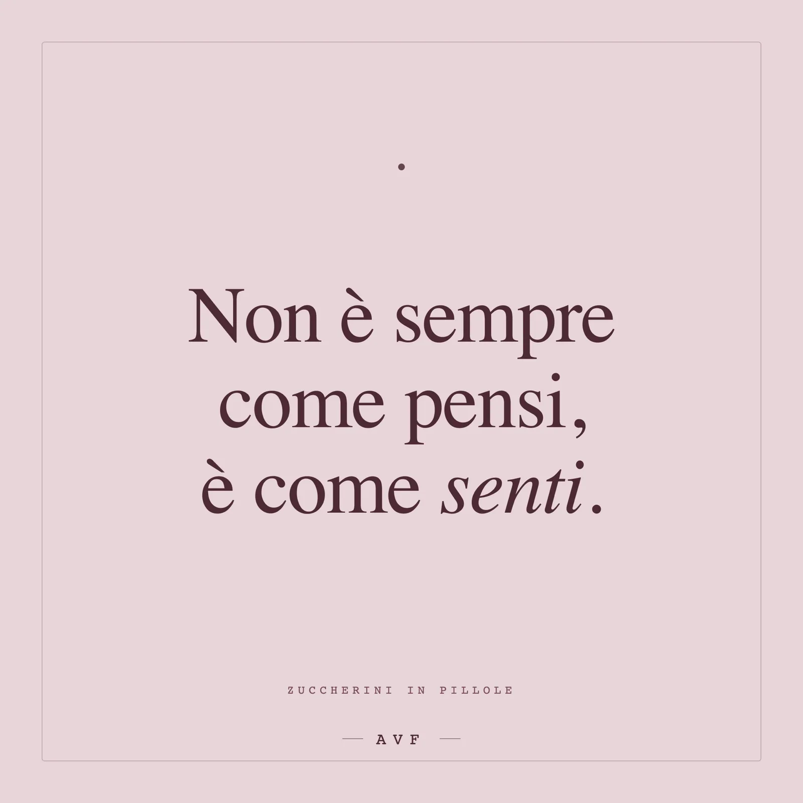 Come senti