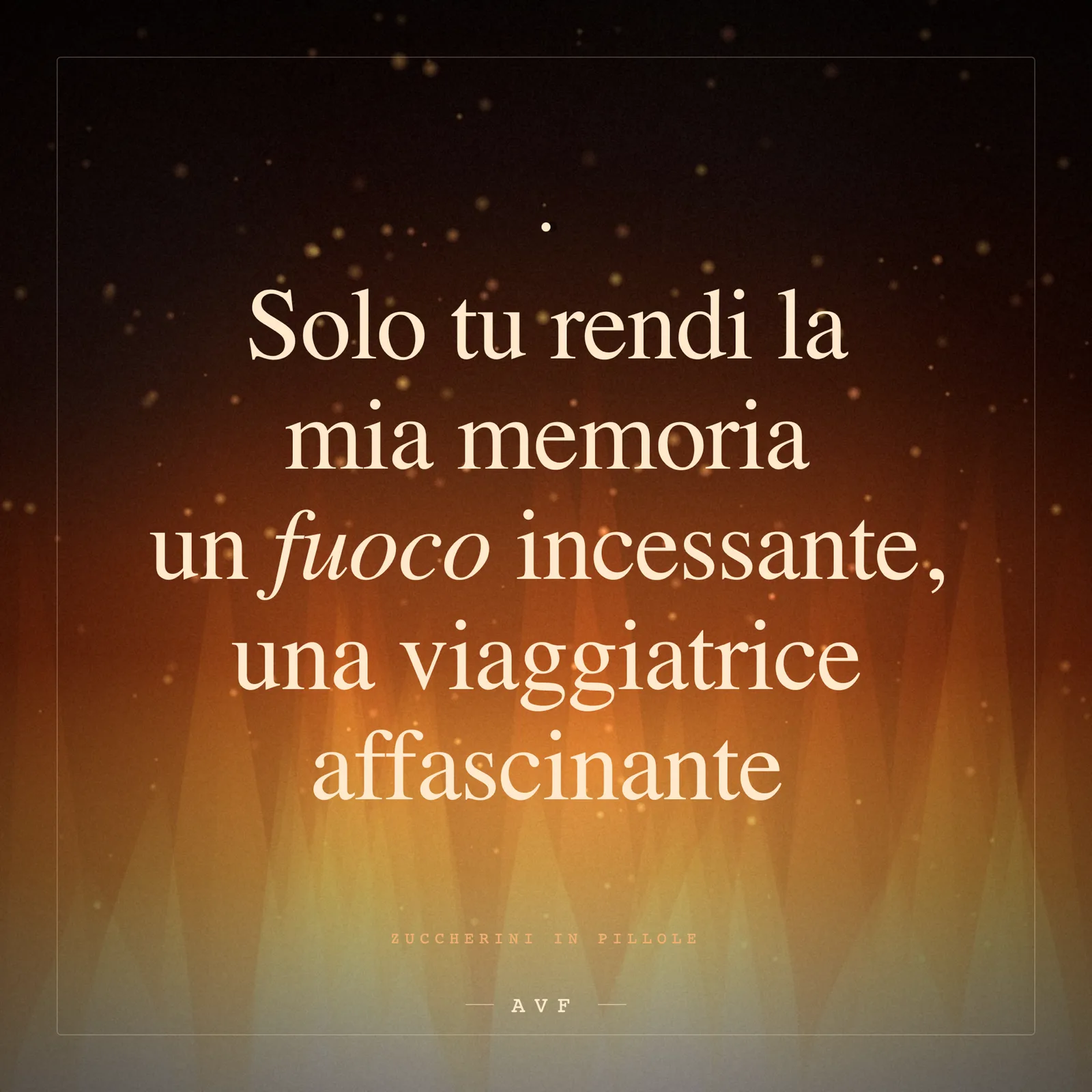 Memoria e fuoco