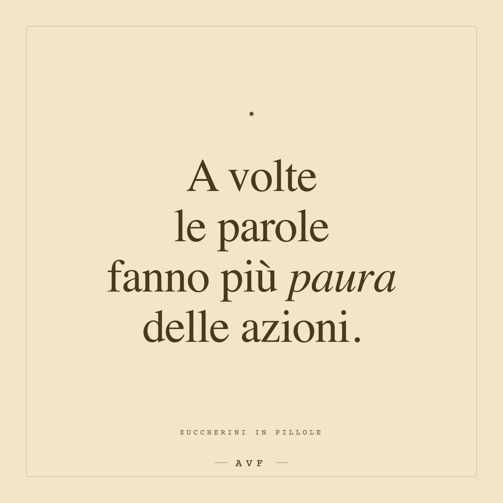 Parole paura