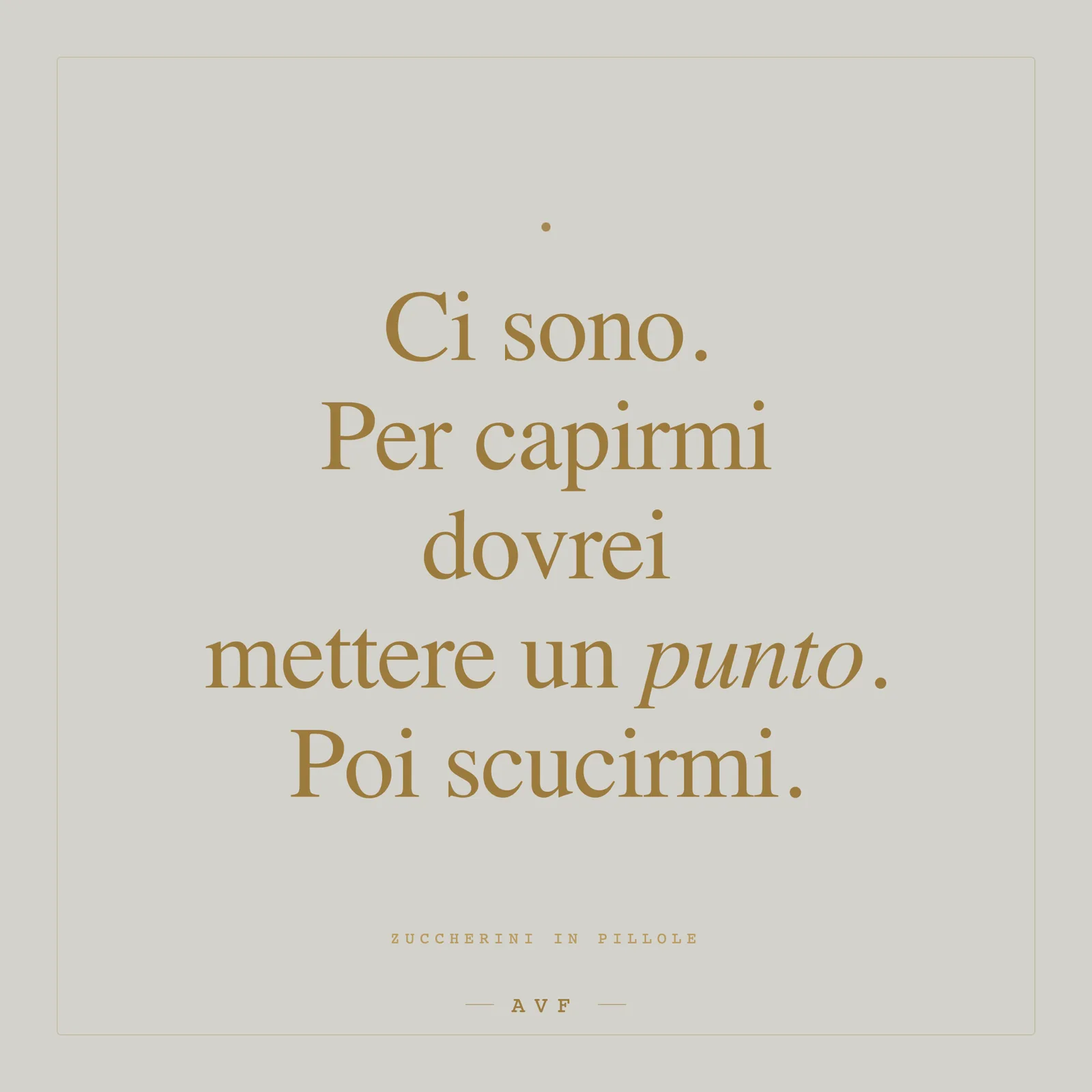 Per capirmi