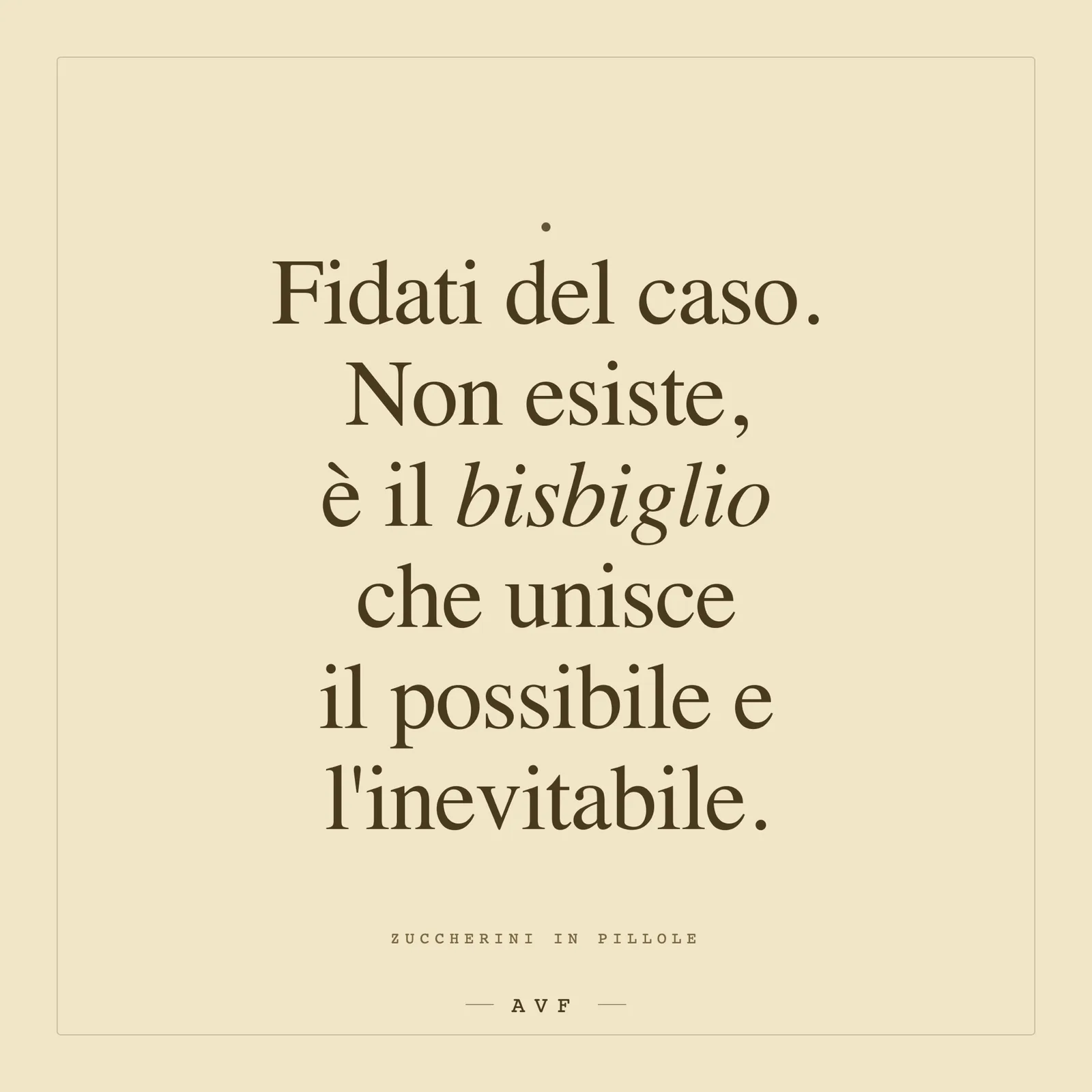 Possibile e inevitabile